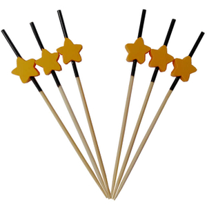 Бамбуковые шпажки со звездами