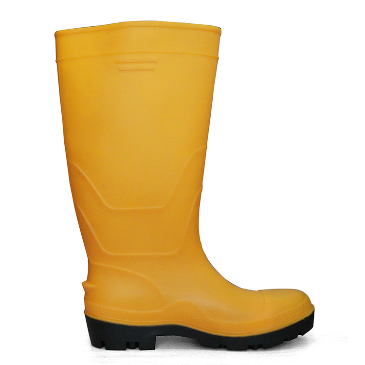 Water Proof Chemical Resistant Steel Toe Unisex PVC Safety Wellington Boots