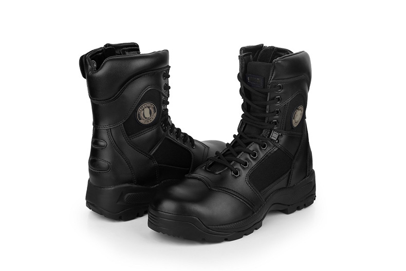 99015 Genuine leather military swat tactical boots