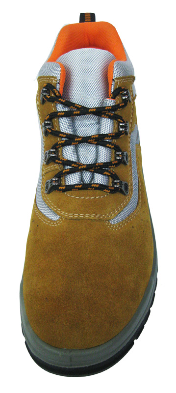 Suede leather pu sole sport style safety shoes
