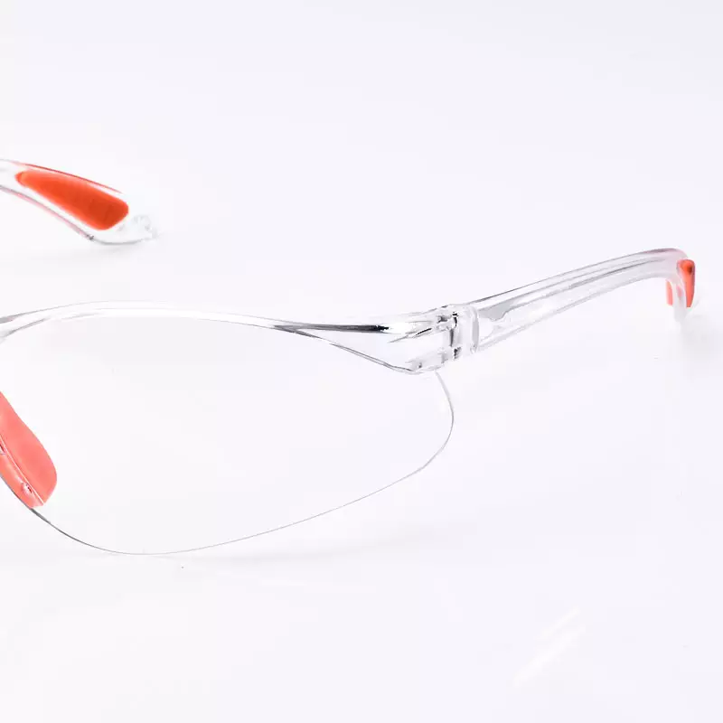 anti fog anti scratch clear PC lens lab safety goggles