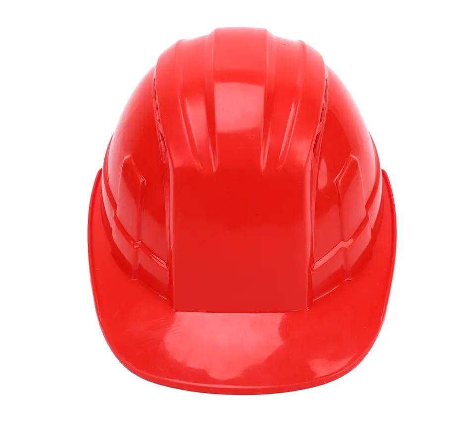 CE EN397 Red HDPE Shell Industrial Safety Helmet Hard Hat