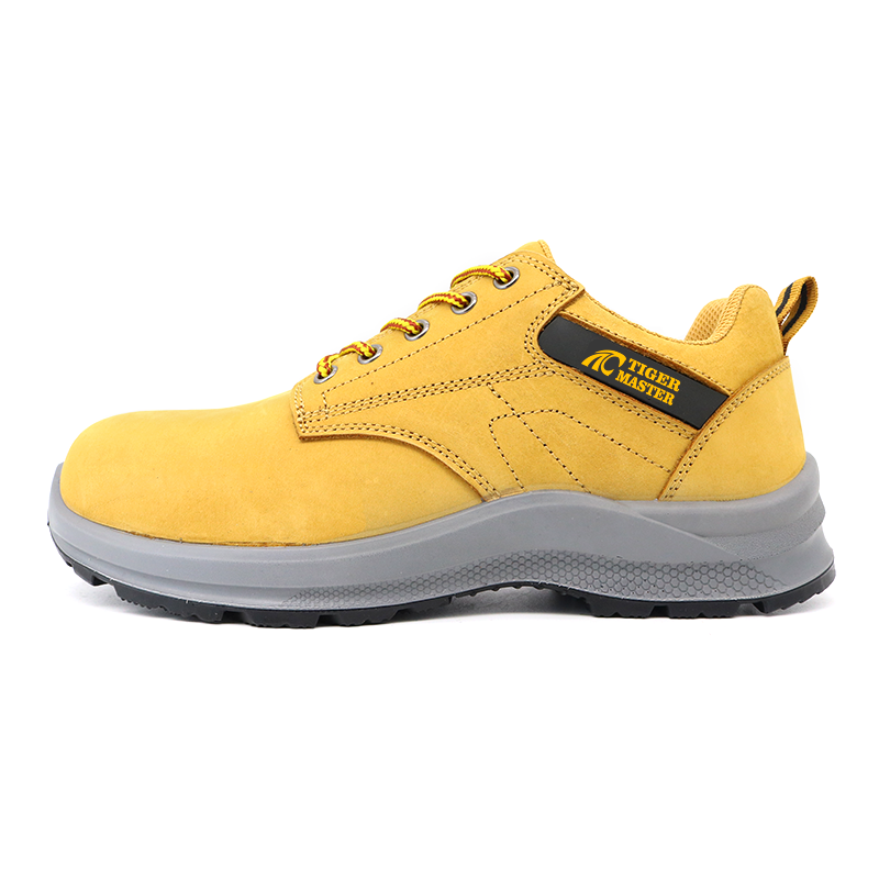 Nubuck Leather Steel Toe Work Safety Shoes