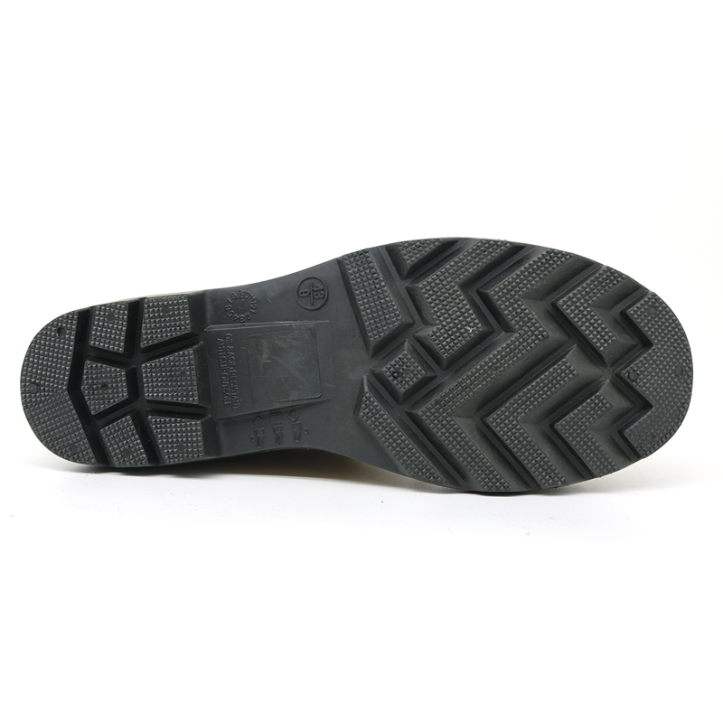 Waterproof PVC Safety Rain Shoes with Steel Toe