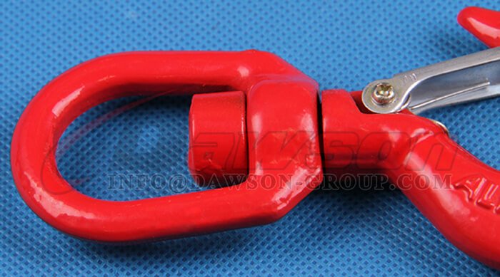 Gancho girat&oacute;rio grau 80 com trava de seguran&ccedil;a para eleva&ccedil;&atilde;o