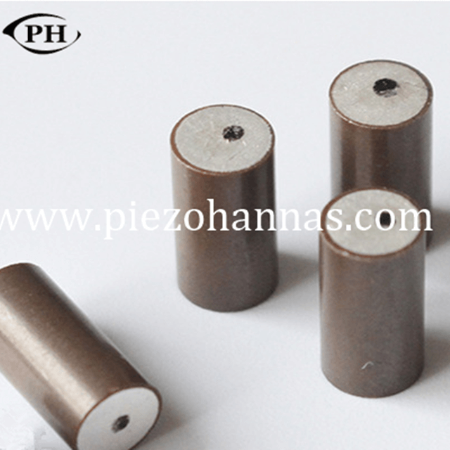 high sensitivity piezo ceramic cylinder in series for defect detection