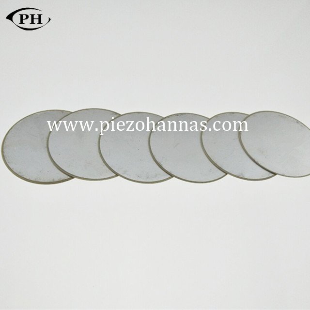Transductor de disco de cerámica piezoeléctrico flexible para sensores de aparcamiento de automóviles