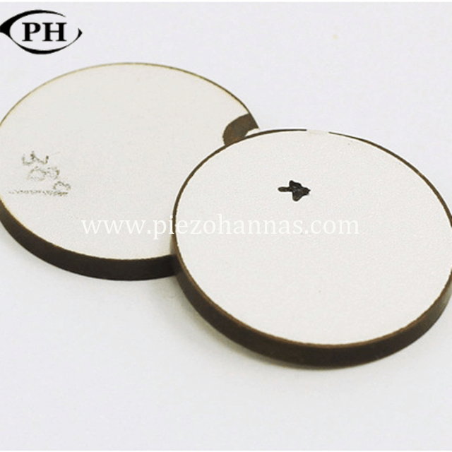 Transductor de disco de cerámica piezoeléctrico ultrasónico para el sector de la belleza.