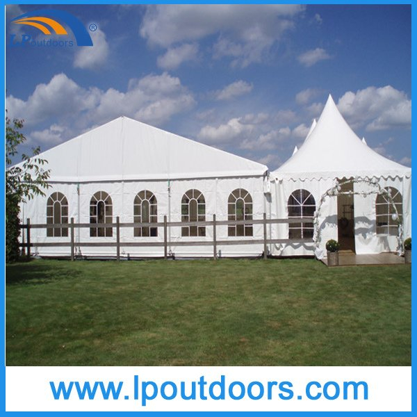 Роскошный шатер для свадебной вечеринки 15х40 м на 500 человек.