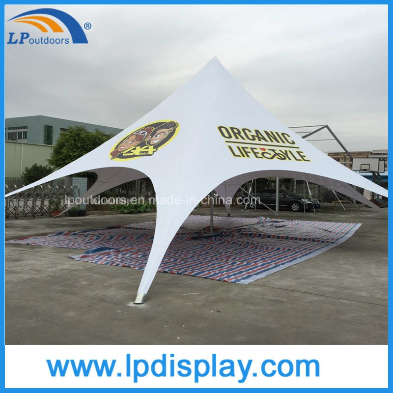 直径16m白色PVC沙滩遮阳飞行篷
