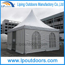 5X5米白色PVC锥顶聚会活动帐篷