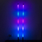 4ft Dream color up and down LED lighted whips 