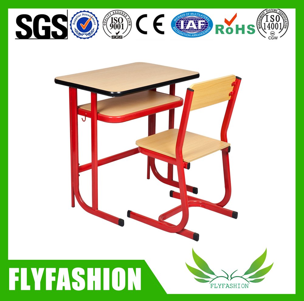 Escritorio y silla de madera durables (SF-65S) de la sala de clase