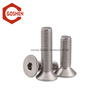Metric ISO10642 Tornillo de cabezal de csk de acero inoxidable ISO10642 Tornillo CSK para tubería