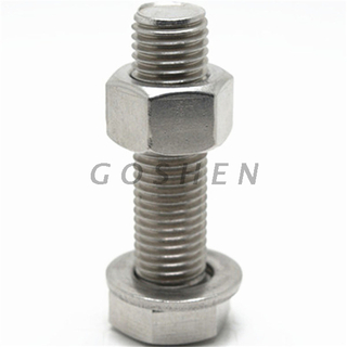 DIN933 سوبر دوبلكس 2507 / S32750 دوبلكس الصلب عرافة البراغي M10
