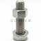 DIN933 Super Duplex 2507 / S32750 Tornillos hexagonales de acero dúplex M10
