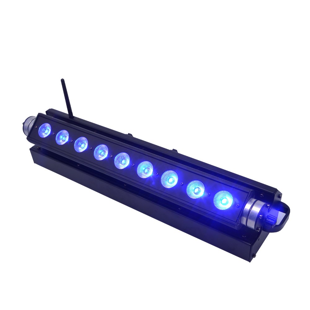 9x15W RGBWA Wireless Battery LED Bar Light