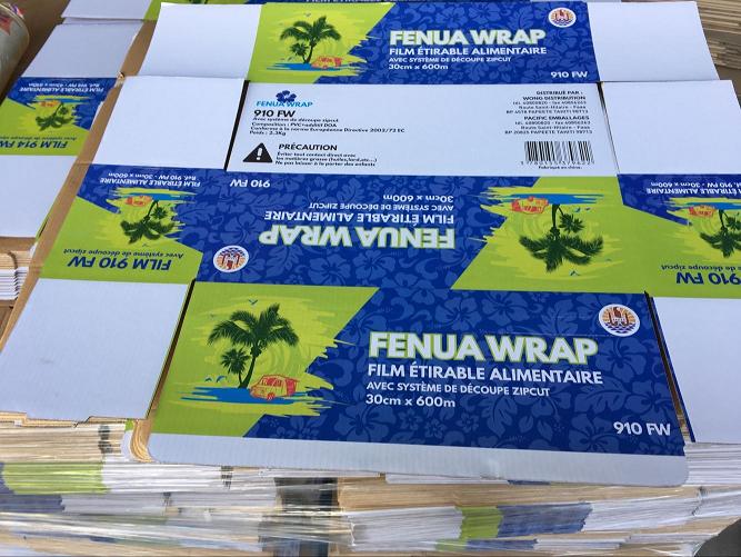 Bo&icirc;te de couleur pour film plastique PVC