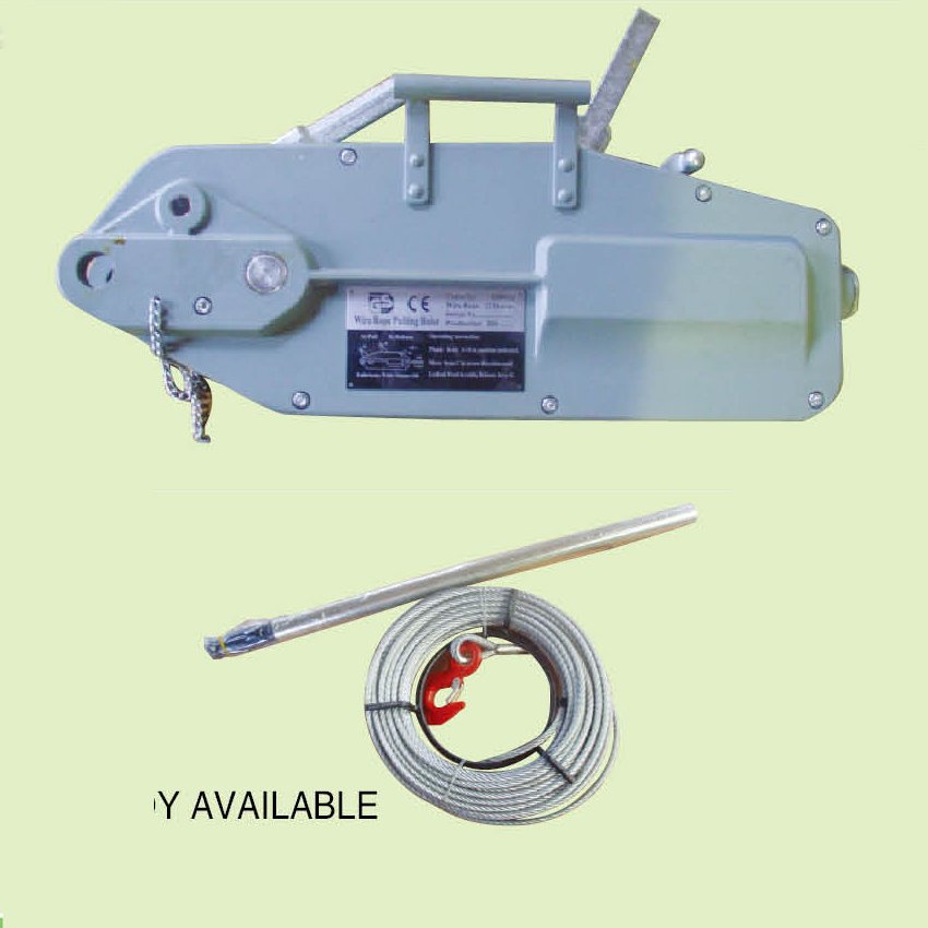 WIRE ROPE PULLING HOIST, ALUMINUM BODY, STEEL BODY AVAILABLE
