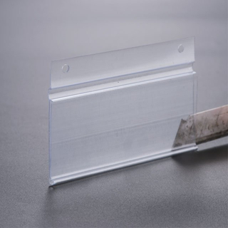 Clear Hanging Shelf Price Holder DS034