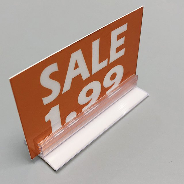 Wide Base Adhesive Sign Gripper 25 mm Base SG-C14