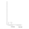Adhesive Shelf Fence SHD003