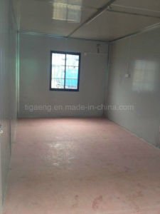 Casa Pre-Hecha del envase/hogares prefabricados del envase del marco de acero