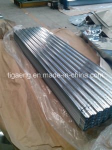 Precio acanalado galvanizado lentejuela de la hoja del material para techos del metal de SGCC por la hoja