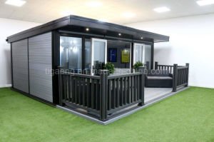 El Decking de WPC sube a calidad magn&iacute;fica y virtualmente sin necesidad de mantenimiento huecos/s&oacute;lidos