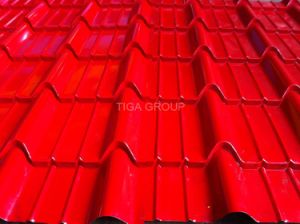 Hojas trapezoidales de la azotea del perfil del material para techos/del rect&aacute;ngulo del metal exportadas a &Aacute;frica