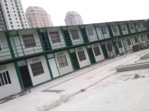 2016 casas m&oacute;viles de acero ligeras vendedoras calientes/campo de la casa prefabricada del edificio