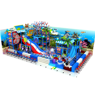 Ocean Theme Indoor Playground Children Soft Padded Play Structure