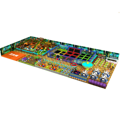 Large Amusement Park Commercial Indoor Playground with Trampoline Park