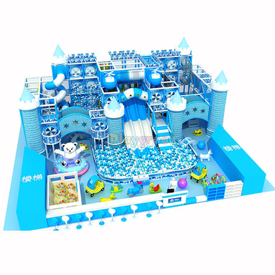Ice & Snow Themed Indoor Playground Kids Soft Play Structure Zone