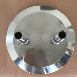 Санитарные Ss304 Tri Clamp индивидуальные 12-дюймовые крышки с фитингами NPT