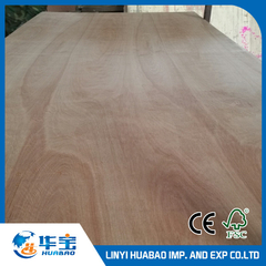 Okoume Plywood BB/CC Grade Poplar Core E1 Glue
