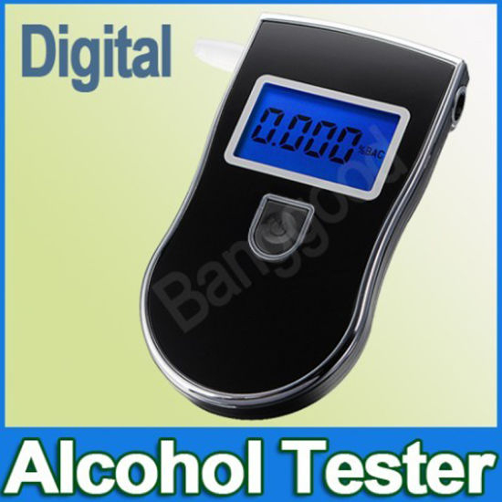 Portable Breath Alcohol Tester Breathalyzer Analyzer with Digital LCD Display