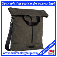Daily Leisure Men Canvas Messenger Bag in Tote Style.