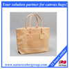Waxed Canvas Tote Bag/Leather Handle