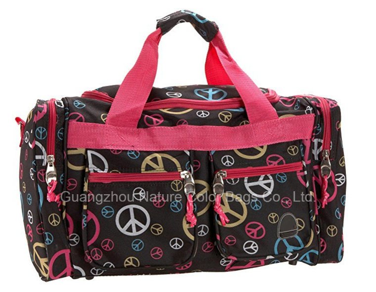 Leisure Polyester Tote Bag for Outdoor Traveling and Camping