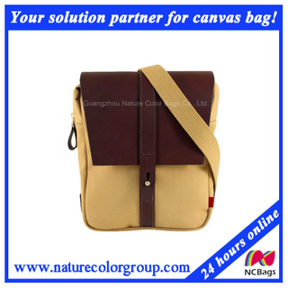 Casual Leisure Canvas Messenger Bag for Traveling and Shopping