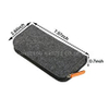 FLB-021 Felt cosmetic pouch daily toiletry bag