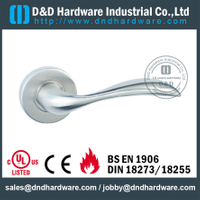 Manija sólida inestable de acero inoxidable para puerta de metal - DDSH161