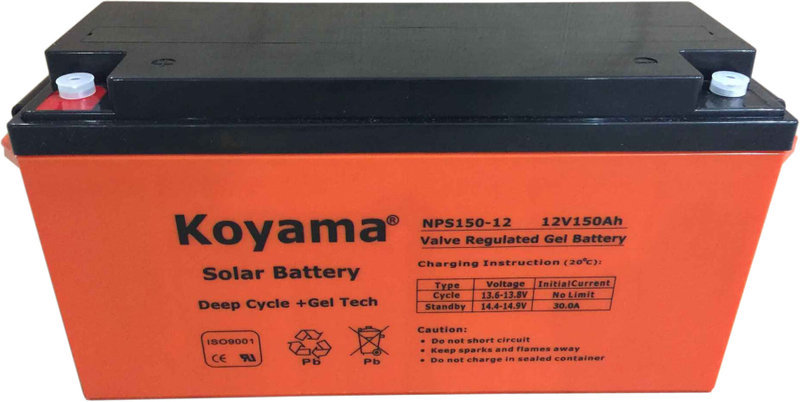 12V 150Ah Solar Gel Battery