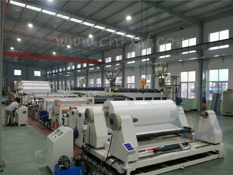 feuilleter double face d'extrusion de 2700mm et machine d'enduit pour pp tissés