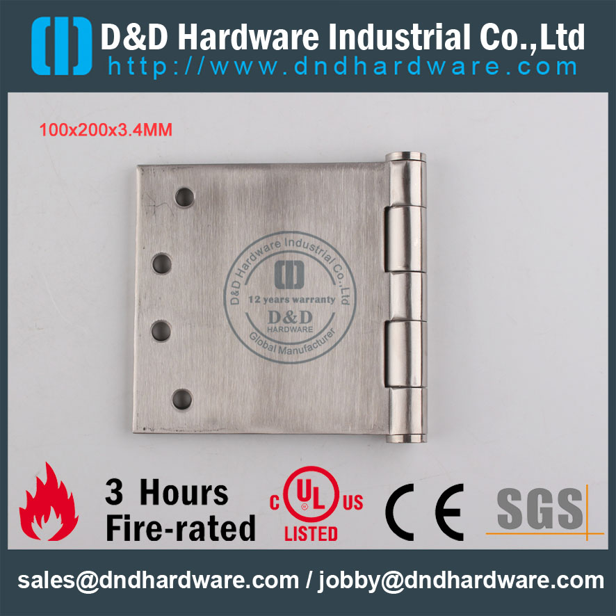 D & D Hardware-Wholesale Grau SS304 Dobradiça de Projeção DDSS049