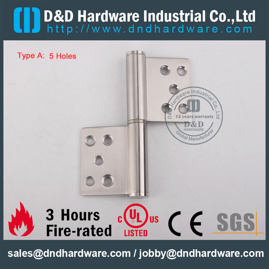 D & D Hardware-aço inoxidável porta hardware bandeira DDSS030_A