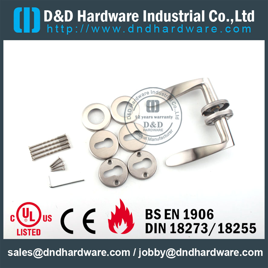 D & D Hardware-SS304 Tuas padat menangani DDSH001