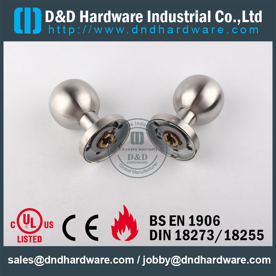 D & D Hardware-Porta de madeira Botão maçaneta oca DDTH031