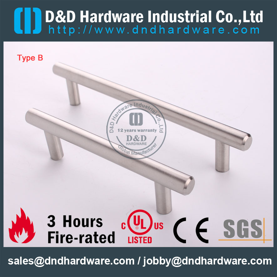 DD Hardware-Europe Market Puxador para móveis de aço inox DDFH001